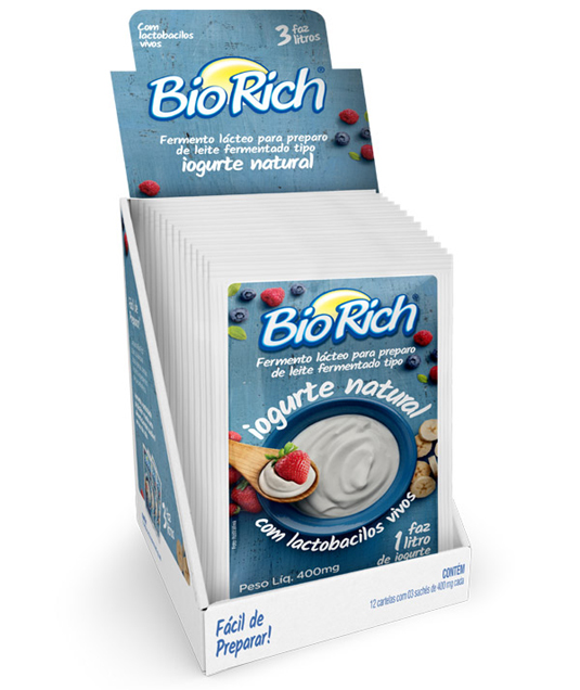 24 fermentos probióticos BioRich (1 litro/env )Val 14/06/2024